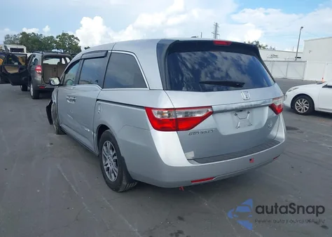 2011 Honda Odyssey Ex-L из США, поврежденный, VIN 5FNRL5H69BB001236
